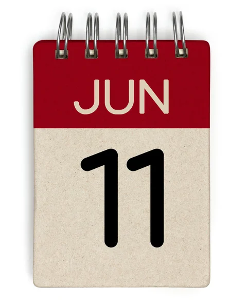 Jun calendar — Stock Photo, Image