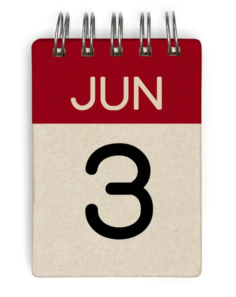 Calendario di giugno — Foto Stock