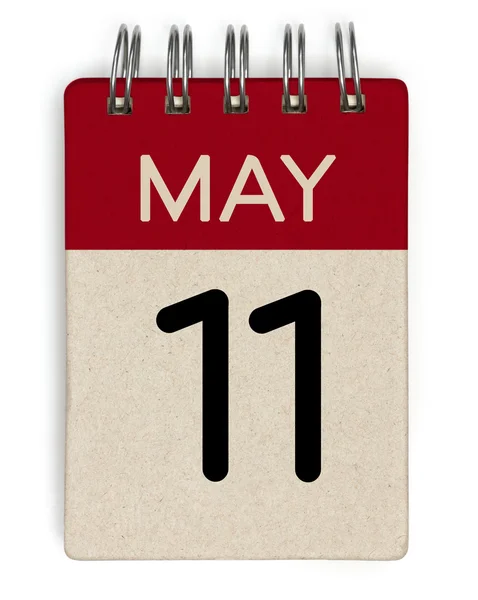 11 de mayo calendario — Foto de Stock
