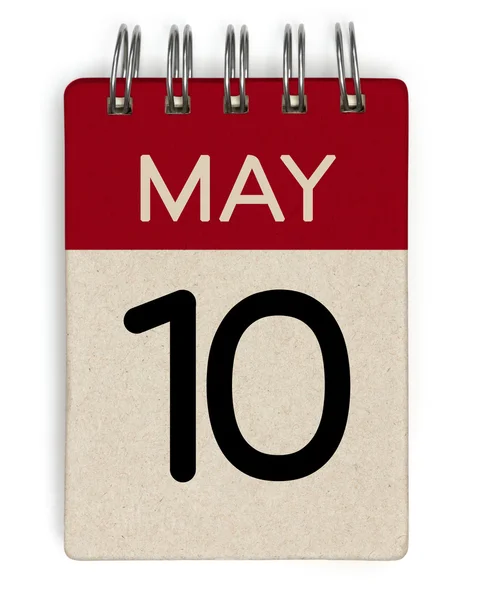 10 may calendar — Stock Photo, Image