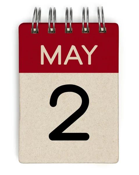 2 maggio calendario — Foto Stock