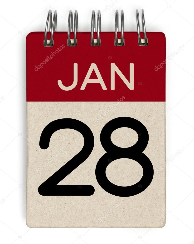 28 jan calendar