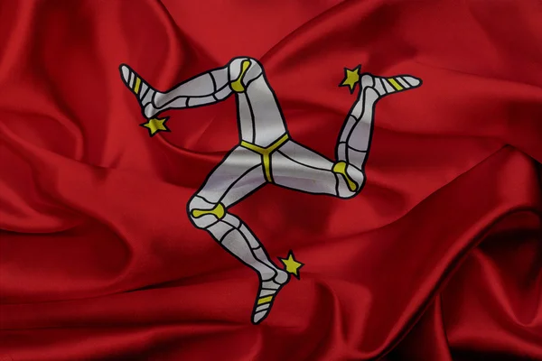 Isola di Man grunge sventola bandiera — Foto Stock