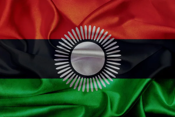 Malawi grunge vlající vlajka — Stock fotografie