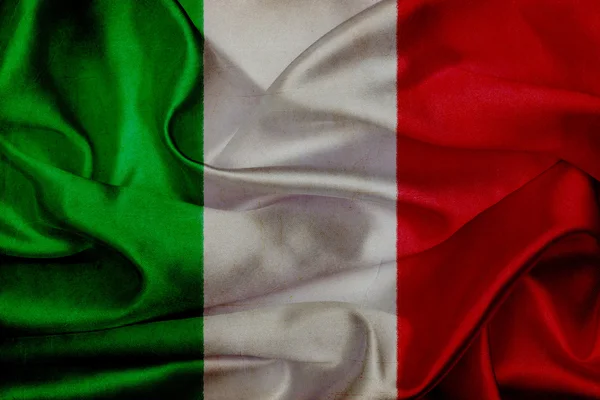 Italien Grunge schwenkt Flagge — Stockfoto