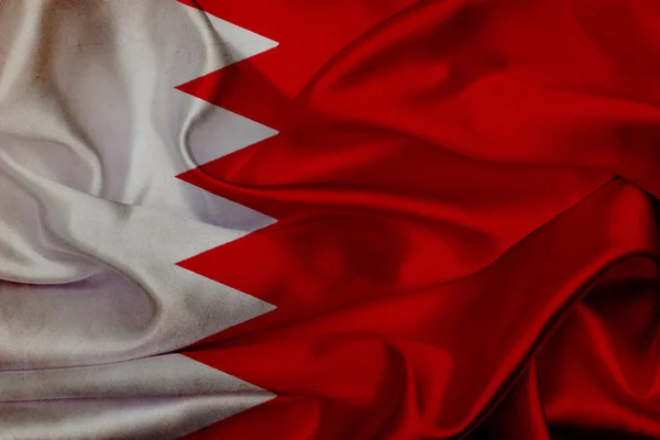 Bahrain Grunge schwenkt Flagge — Stockfoto