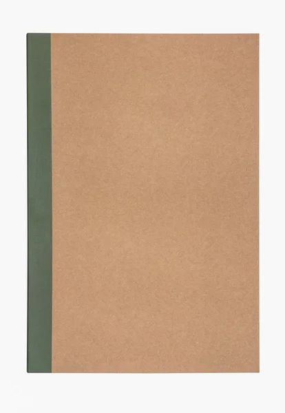 Carta riciclare quaderno di copertina marrone — Foto Stock