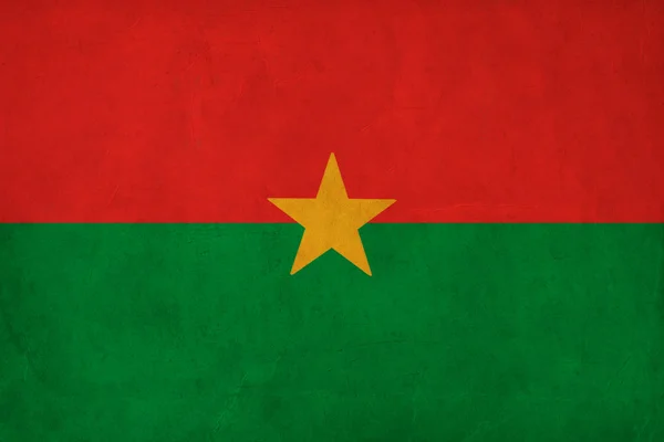 Burkina Fasos flagga teckning, grunge och retro flagga serien — Stockfoto