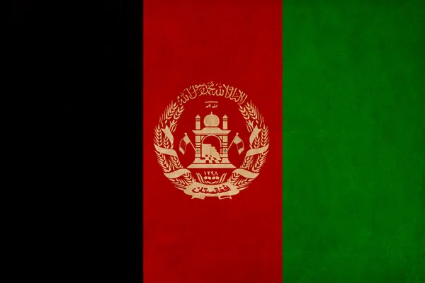 アフガニスタンの国旗、グランジとレトロなフラグ シリーズの描画 — ストック写真