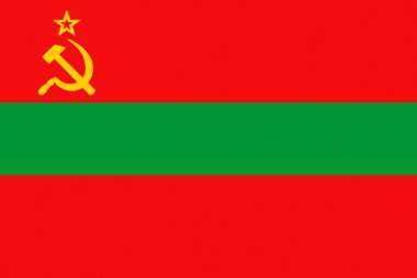 Bandiera di Transnistria disegno di pastello su carta carbone