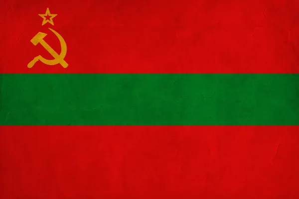 Рисунок флага Приднестровья, серия гранж и ретро-флагов — стоковое фото