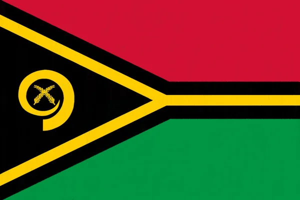 Bandeira de Vanuatu desenhada por pastel sobre papel a carvão — Fotografia de Stock