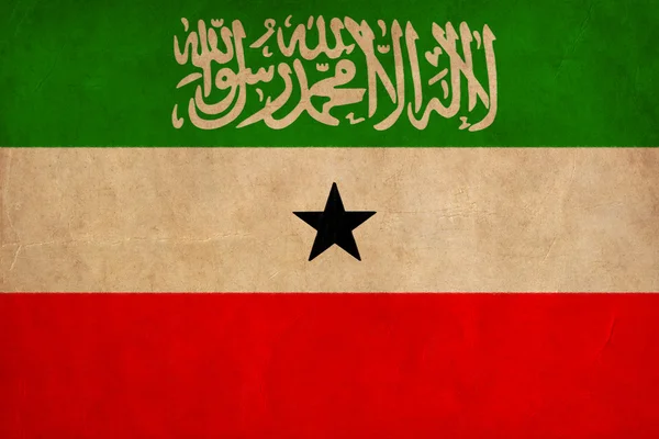 Szomáliföld zászló rajz, grunge és retro zászló sorozat — Stock Fotó