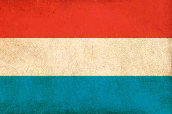 Luxembourg flag drawing ,grunge and retro flag series — Stock Photo, Image