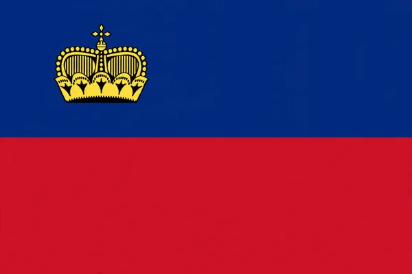 Liechtenstein flag drawing by pastel on charcoal paper — Stock Photo, Image