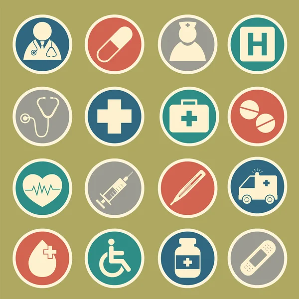 Medical icons — Stock Vector