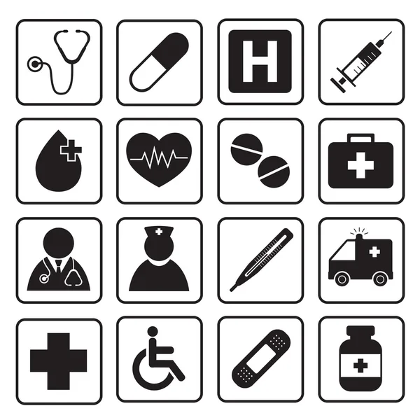 Medical icons — Stock Vector