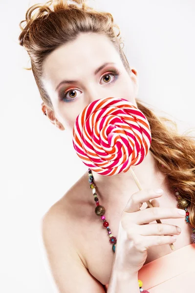 Candy girl — Stockfoto