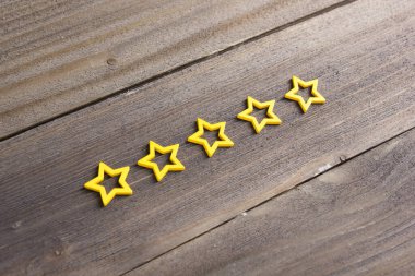 Müşteri Tecrübesi Konsepti, Memnuniyet İçin En İyi Mükemmel Hizmet Derecesi. Beş Yıldız.