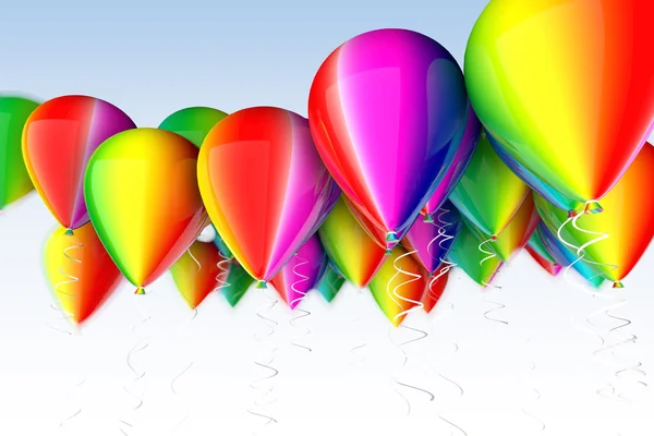 彩色的气球 — 图库照片