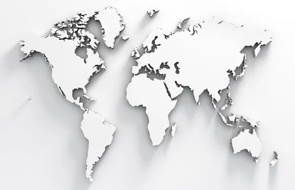 World map — Stock Photo, Image