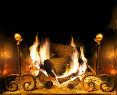 Fireplace clipart