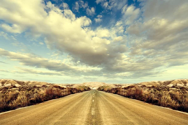 Wüsten-Roadtrip — Stockfoto