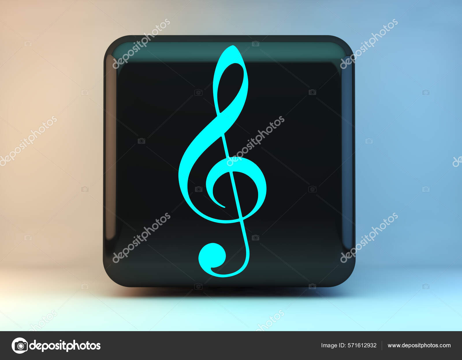 Musikkkonsept Online Eller Internet Button Eller Cube Med Basslinje Hvit –  stockfoto © carloscastilla #571612932, image size:1600x1247