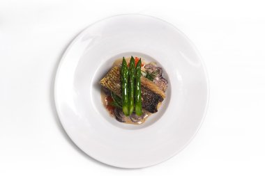 kuşkonmaz ile beyaz balık