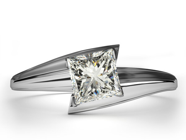 Свадебное кольцо подарок изолирован
.