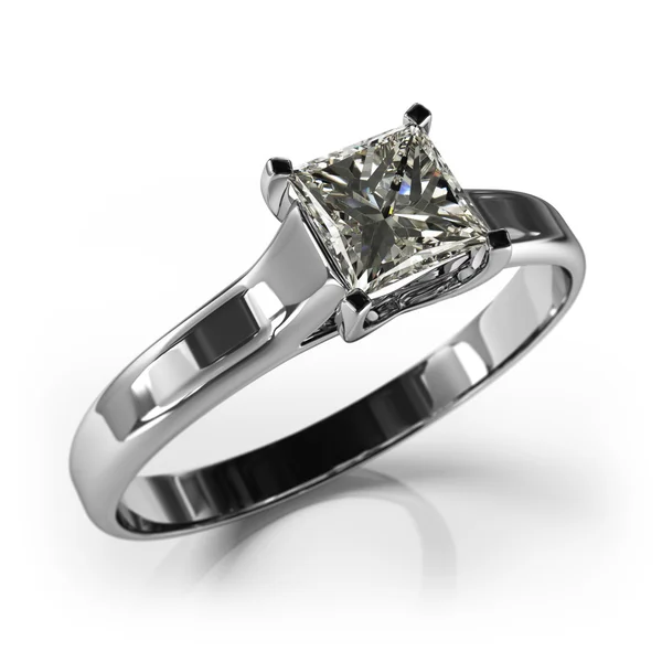 Diamond Ring wedding gift isolated Stock Photo by ©AptTone 5106132