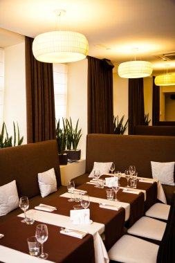 Restoranın içinde.