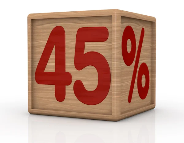 Percentage pictogram — Stockfoto