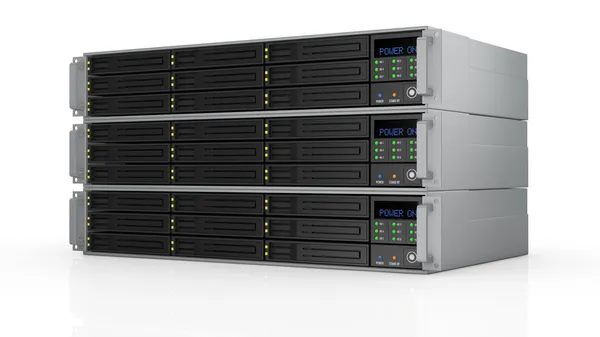 Rackserver — Stockfoto