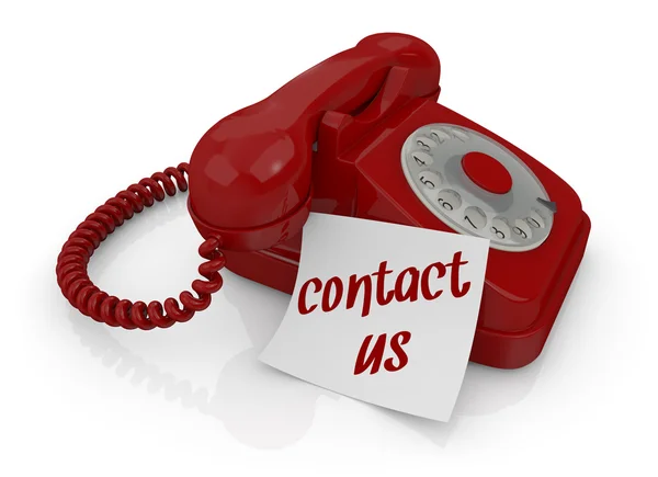 Contact us — Stock Photo, Image