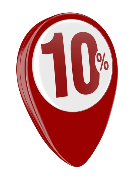 Percent icon — Stock Photo, Image