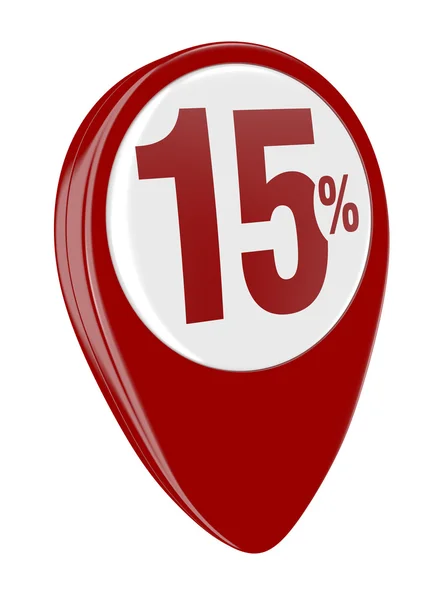 Percentage pictogram — Stockfoto