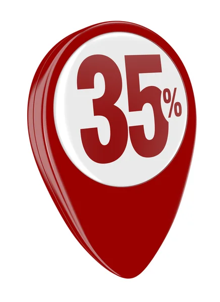 Percent icon — Stock Photo, Image