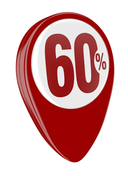 Percentage pictogram — Stockfoto