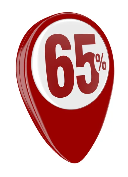 Percentage pictogram — Stockfoto