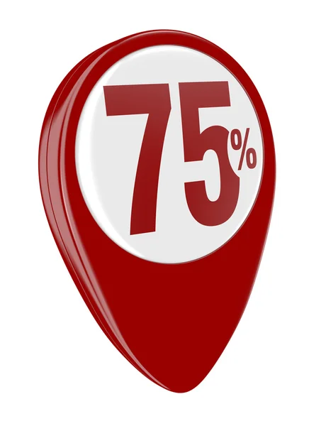 Percent icon — Stock Photo, Image