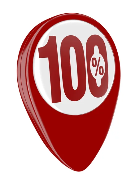 Percent icon — Stock Photo, Image