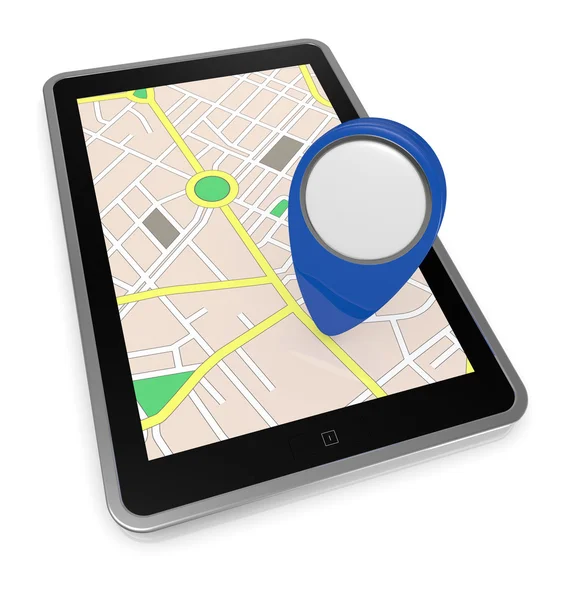 Applicazione gps — Foto Stock