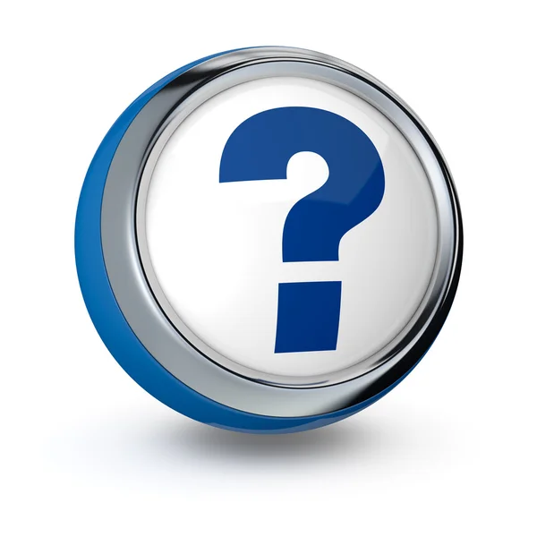 Question mark icon — Stock Photo, Image