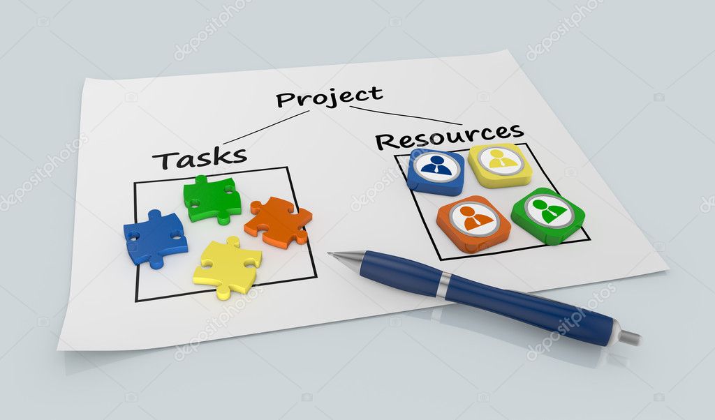 Project management — Stock Photo © lucadp #21468883