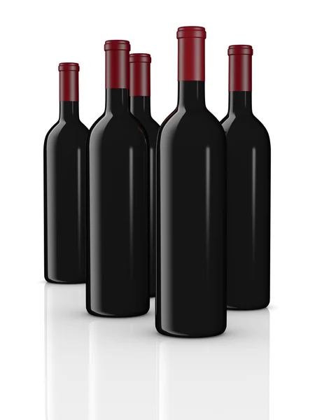 Wine bottles — Stock Photo, Image