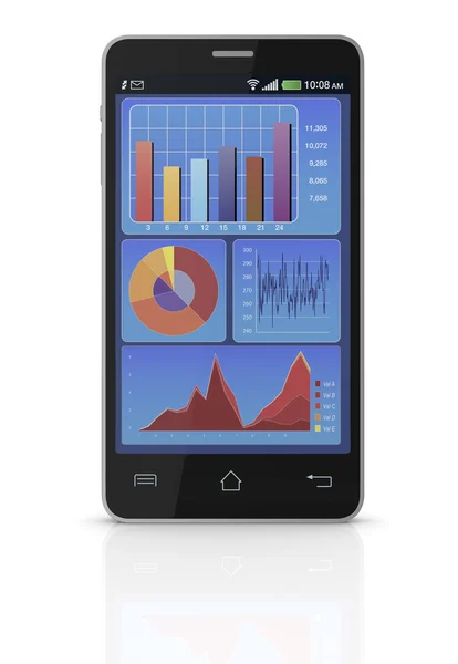 Concept van mobiele zakelijke — Stockfoto