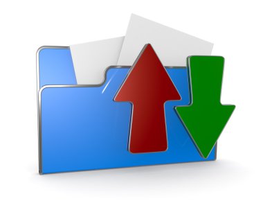 Klasör simgesini, veri aktarımı