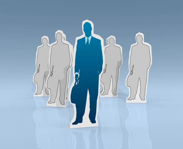 Concetto di successo e leader — Foto Stock