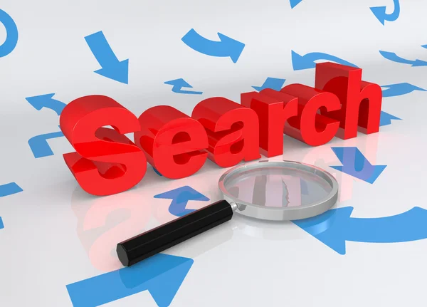 Concept of search — Stock Photo, Image